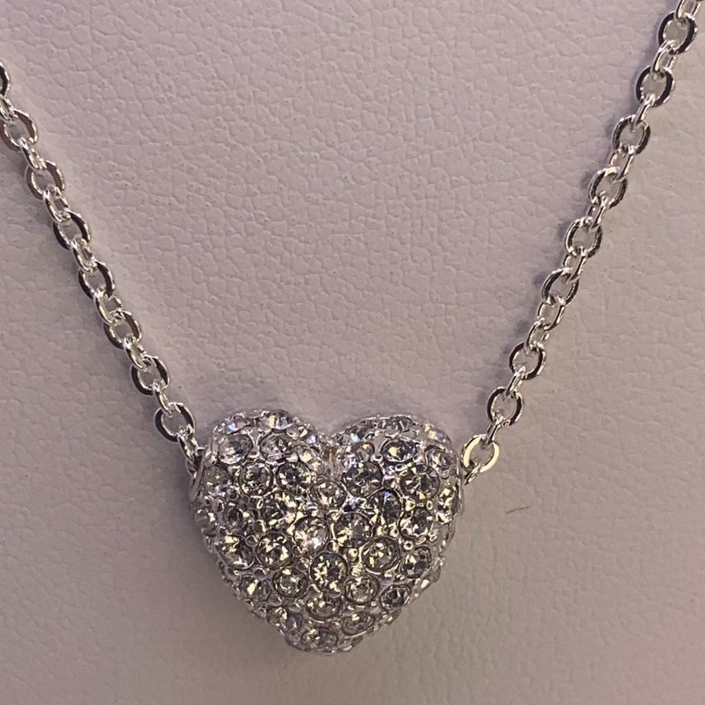 Heart Necklace Made w/Swarovski Elements